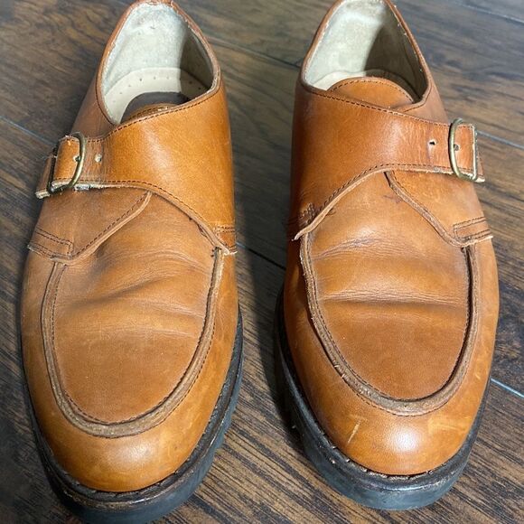 VTG Timberland one strap buckle leather loafers size 9  made in portugal in EUC main image 4